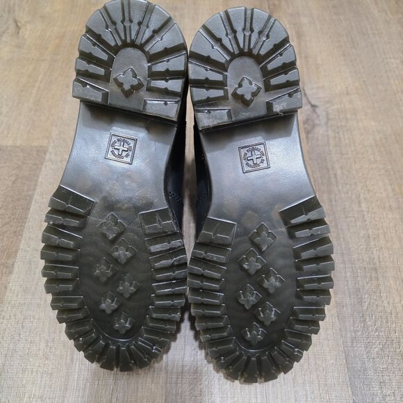 Dr. Martens Rometty Black Leather Platform Chelsea Boots Women’s 6LUS / Men’s 5 - Picture 11 of 12